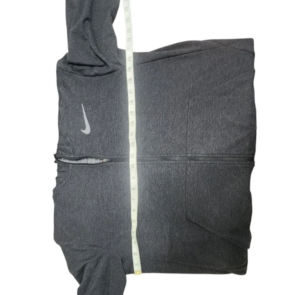 Nike Dri-FIT Full Zip‎ Hoodie Women's Gray Athletic Jacket Gym Activewear